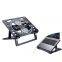 Portable Adjustable Heat Dissipation Laptop Holder Cooling Stand Pad Desktop Cooler with Double Fans
