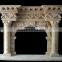 Hot sale freestanding insert Indoor Marble Fireplace
