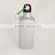 Empty Metal Aluminum Square Water Bottle