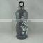 Mlife black color 650ml sports water bottle aluminum with cap bottle
