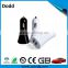 wholesales cheap white black mini bullet car charger with dual usb 2 port ,5v 2.1a with CE FCC ROHS