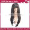 New arrival high quality silky straight human hair silk base malaysian hair full lace wig with bang