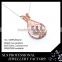 Elegant Pear pendant cut ruby gemstone Butterfly Necklace Fashion Jewelry Wholesale