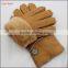Ladies fabric dress gloves and double face wholesale winter gloves