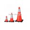 28" Canada Standard Lime Orange Flexible PVC Traffic Cones