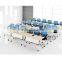 folding frame table for training room with moving castor