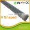 V-shape 1200m 25w 36w led t8 integrated tube light t8 V Shaped top light