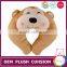 soft plush monkey neckpillow stuffed foam beads