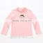 New fashion winter 100%cotton long latest tops designs girls 4-12y with Rhinestone crown
