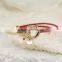 New Fashion Chinese Sexy Red String Bracelet Gold Jewelry For Ladies