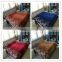 Polyester 3d embossed flannel blanket fabric 4 colors