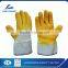 CE certification Heavy Duty Jersey Liner wrinkle Latex 3/4 Coated rubber Safety Cuff Work Glove for industry