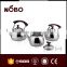 eco-friend high quality bakelite handle whistling kettle stainless steel