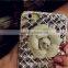 stylish flower handmade pu cover case for iphone 6 6s