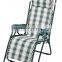 Outdoor portable foldable sun deck chair with armrest