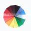 14colors Promotional Rainbow Mini Golf Straight Couple Umbrella