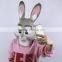 hot sale movie cosplay latex mask Zootopia Judy Hopps Halloween full head mask Costume Prop Accessories