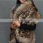Promotion price keep warm winter waistcoat woman fake fur Leopard sexy lady shawls