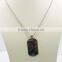 Smooth Plain Stainless Steel Dog Tags Necklace With Ball Chain