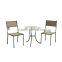 coffer tables and chairs for events-3pc mosac bistro set with cushion