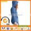 100% Cotton Wholesale Long-sleeve Hooded Chambray Parka Denim Jacket For Women