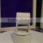 new arrivcal jewelry display props white pu leather display for top jewellery