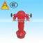 Duble outlet brass landing valve