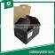 Matt black paper corrugated box for mailing