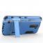 2 in 1 Tough Iron Man Armor Case Cover For LG K10 With Kickstand Case