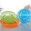 High quality round shaped food grade PS plastic fruit basket