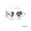 Wholesale  Stainless Steel Mens Studs Skull Earrings