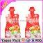Yason printed flat ice bags ice cream package ice bag price