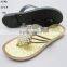 PCU China knots shoelace women's clip-toe slippers
