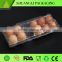 12 Cells Square Clear plastic incubator egg trays wholesale