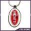 High Quality no Mole Fee Custom Car Logo Printing Keychain for Bugatti
