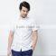 2016 plain color latest design of half sleeve plus size official dress shirts for men