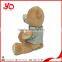 top quality plush brown bear doll teddy bear plush toy withT-shirt