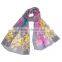 Classic Flower print Hot Sale Whole Sale Chiffon Scarf In stock