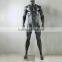 Female Running sport mannequin muscle mannequin without head matt balck