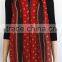 Dot Printed Polyester Scarf with fringe