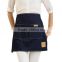 Fashion Navy Blue Denim Waist Apron with Three Convenient Pockets for Men and Women
