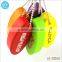 Marketing gifts custom printed oval shape PU foam key rings low price soft PU keychains