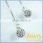Unique Deisgn Shambhala Rhinestones 925 Sterling Silver Earring