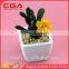 Artificial small bonsai, plastic emulation potted plants for home decoration