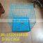 bule cheap price foldable dog crate house cage with wheel made in china skype yolandaking666