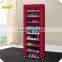 10tiers portable fabric cover shoe rack closet organizer