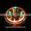 Hot Sale Plastic LED Bottle Coaster, Light up LED Coasters With Flashing Lights