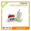 Colorful mini fashionable portable three usb port car charger