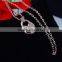 Fashion jewelry stainless steel pendant necklace with heart shape