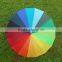 factory wholesale custom rainbow colorful umbrella